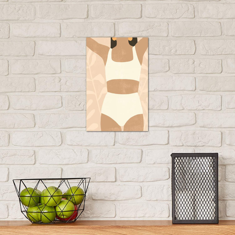 «Sunbather I», reproduction de photo, H 26 po x l 18 po x 1,5 po, Toile tendue