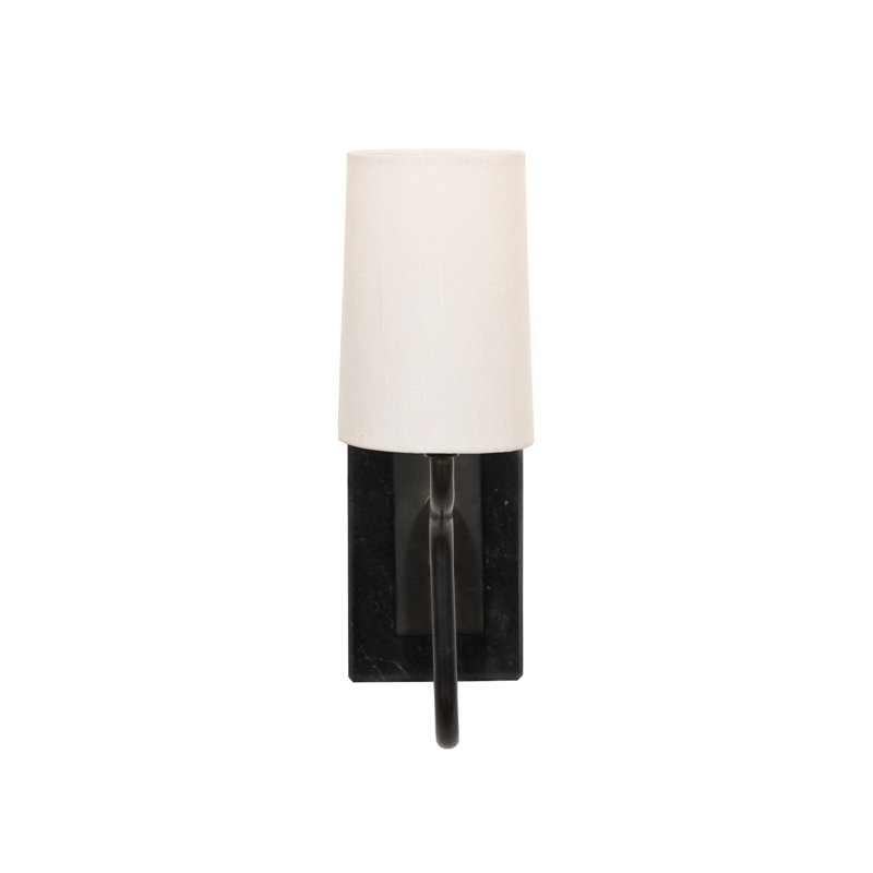 Calla Bookshelf Lamp, Black Marble