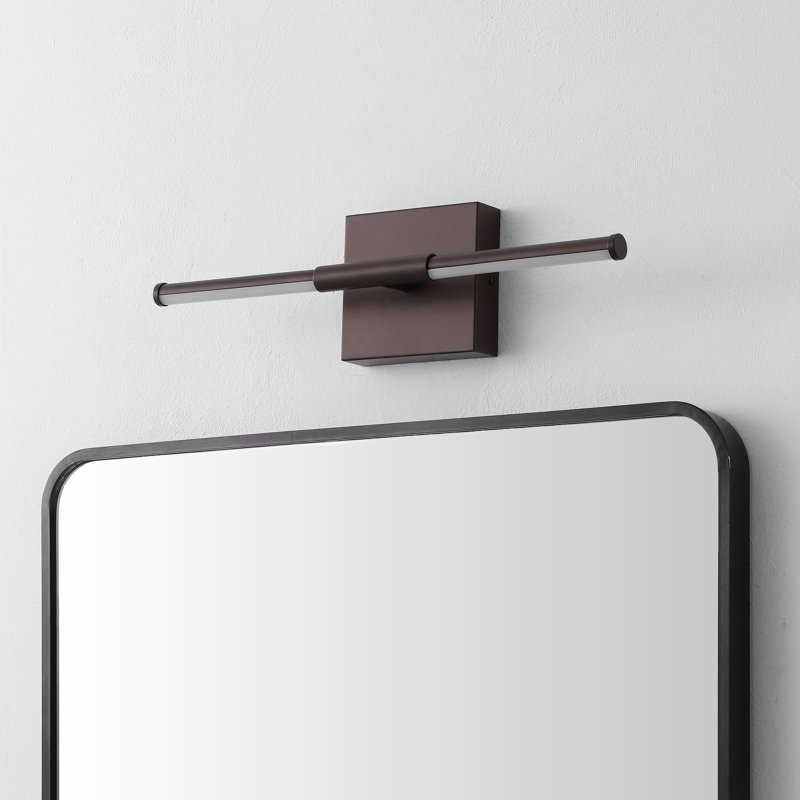 Gallatin 1 - Light LED Dimmable Armed Sconce, Oil Rubbed Bronze, 4.25" H x 16.25" W x 3" D