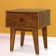 Acacia Sofia Solid Wood Nightstand with Storage Drawer