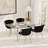 5 - Piece Glass Top Dining Set-384074389-384074377