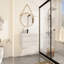 Meuble-lavabo mural simple de 24 po avec comptoir d'évier, robinet et drain en bois , certifié EPA-1982935971