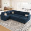 Canapé-lit modulaire coulissant avec repose-pieds Seybert-113442511