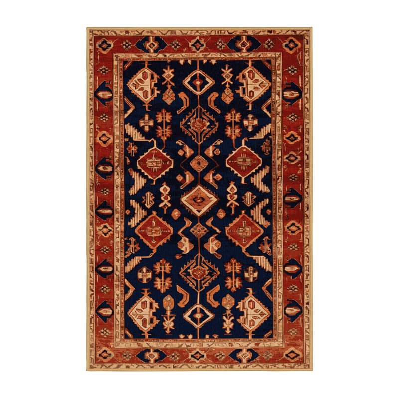 Tapis brun lavable à la machine, Rectangulaire 8 pi x 12 pi