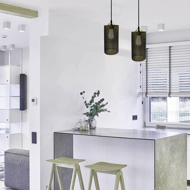 Anthonio 1 - Light Pendant, Yes, Brushed Brass/Black