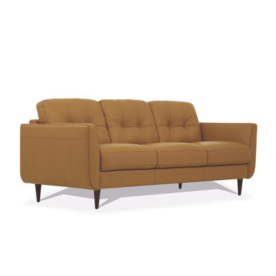 3‑Seater Top Grain Leather Sofa