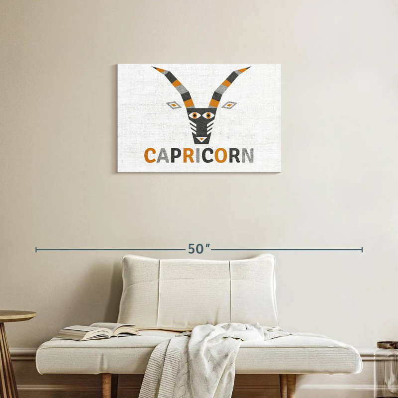 Adella Geometric Capricorn, 20" H x 30" W