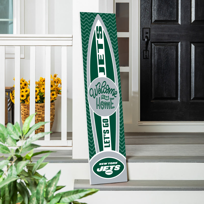 Décoration murale en panneau de fibres à densité moyenne (MDF) Latevin, NFL New York Jets