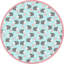 Alcinda Vinyl Machine Printed Area Rug-2000237496