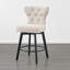 Tabouret de comptoir pivotant et capitonné-689940086-689940087