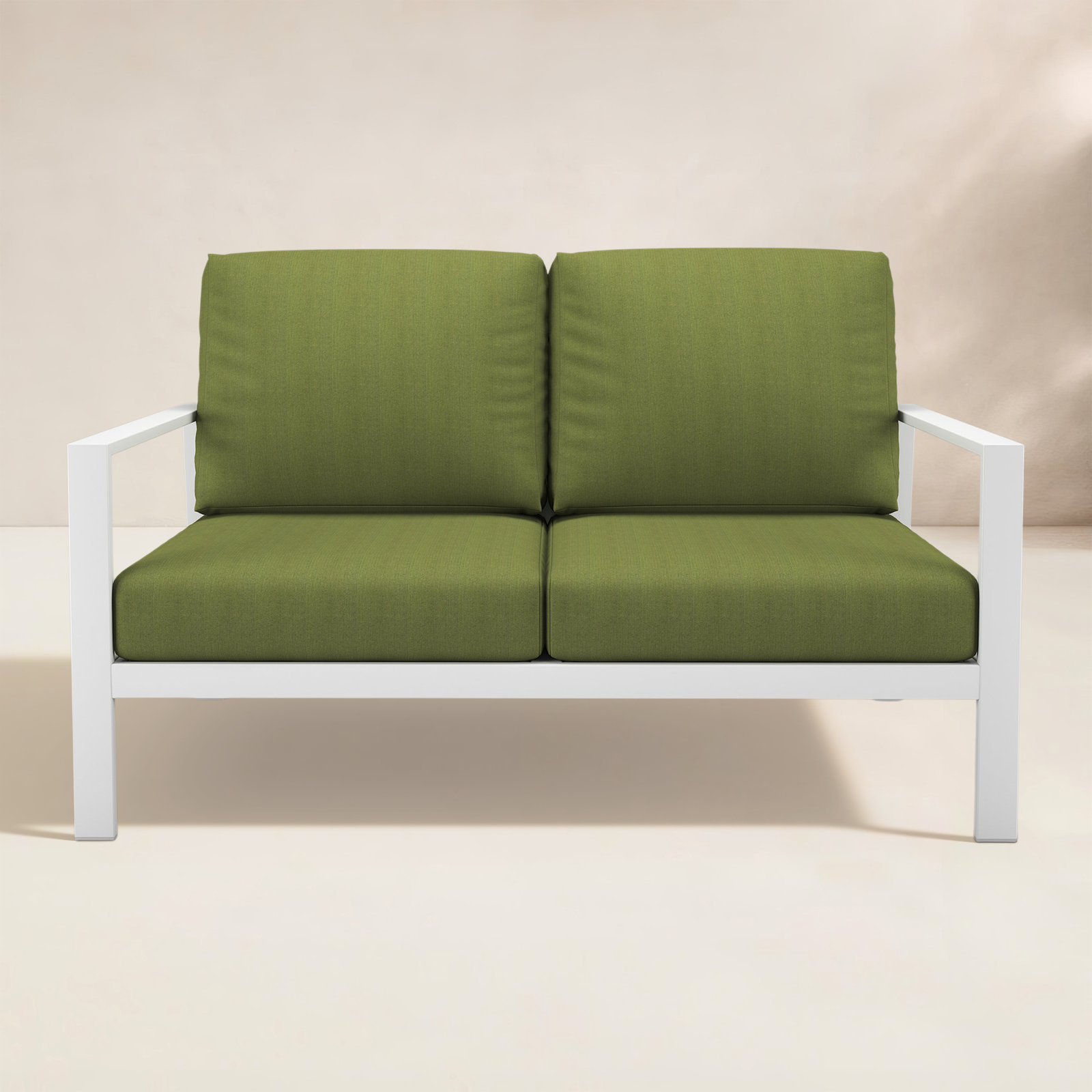 Townsend 55" Sunbrella® Patio Loveseat, Spectrum Cilantro