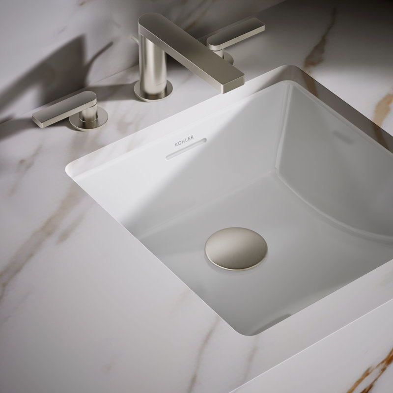 Brazn Square Undermount Bathroom Sink