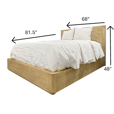 Heartford - Platform Bed - King - Weathered Natural Finish