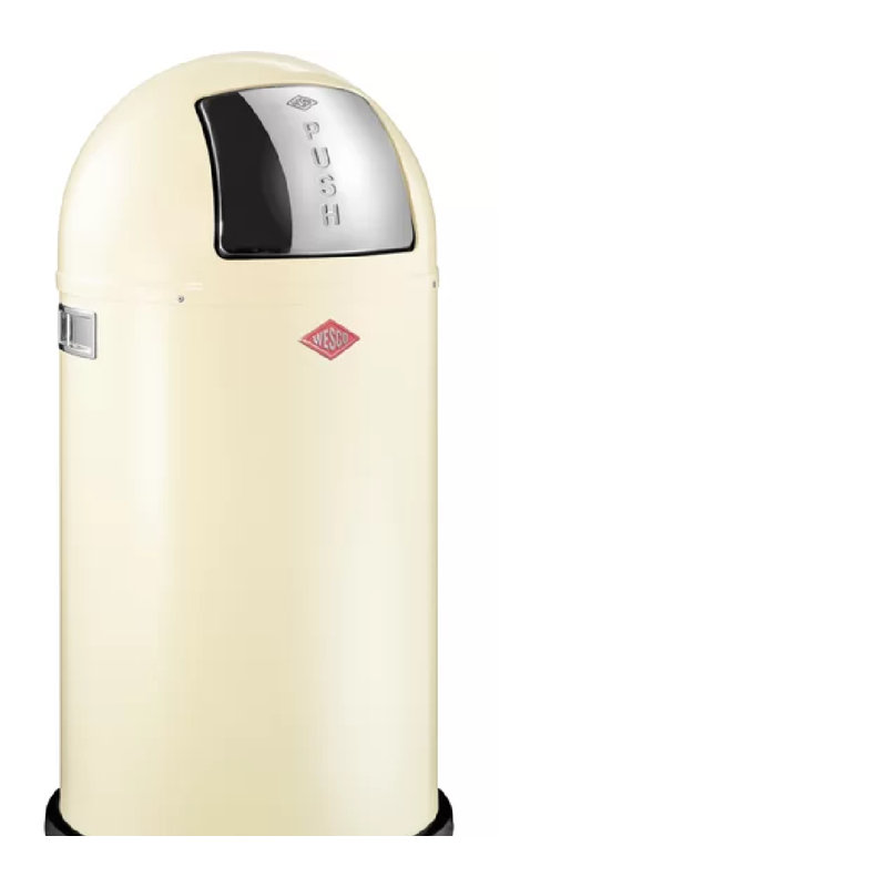 Pushboy 50L Bin, Cream