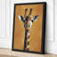 Giraffe Portrait Modern - Wrapped Canvas-1828334041-1828334042