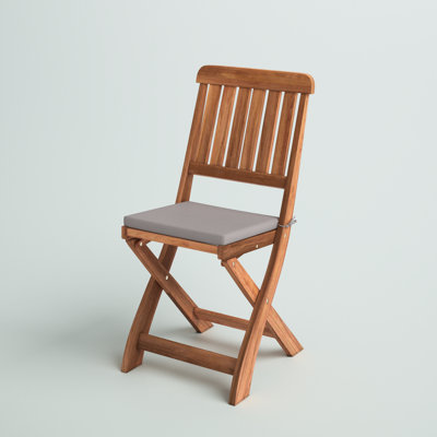 Alfreton Outdoor Patio Dining Side Chair with Cushion