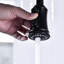 Robinet de cuisine rétractable noir mat - Interrupteur à deux poignées pour un débit et une température de l'eau réglables à 360 ° Buse rotative élevée Surface de nettoyage élargie Matériau laiton Durabilité avec poignées-831176466