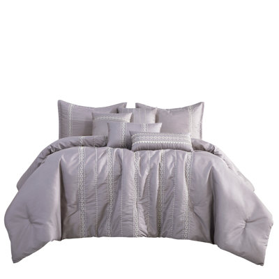 Contemporary Channel Striped Comforter