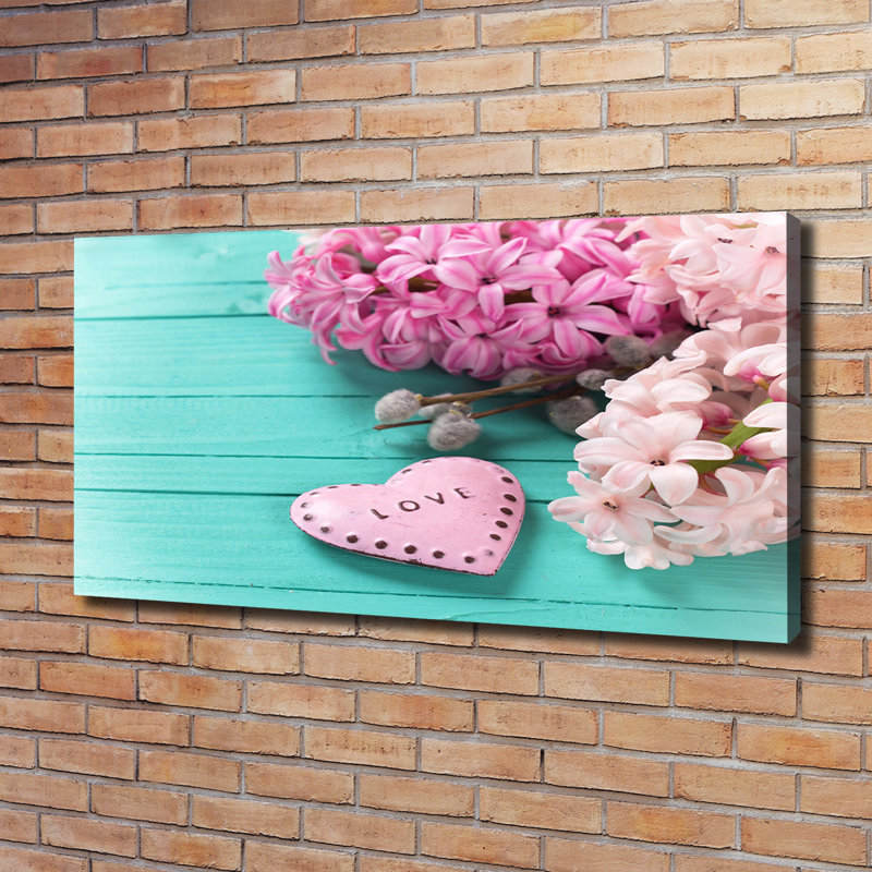 Without And Heart - No Frame Print on Canvas