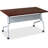 Preference Rectangle Flip Top Training Table with Casters and Modesty Panel and Cable Management-20685597