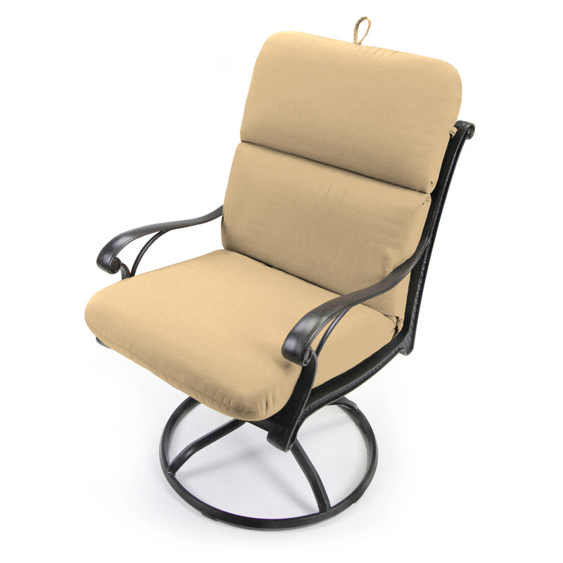 Coussin de chaise d'extérieur 22 po x 45 po Byrom, Beige antique