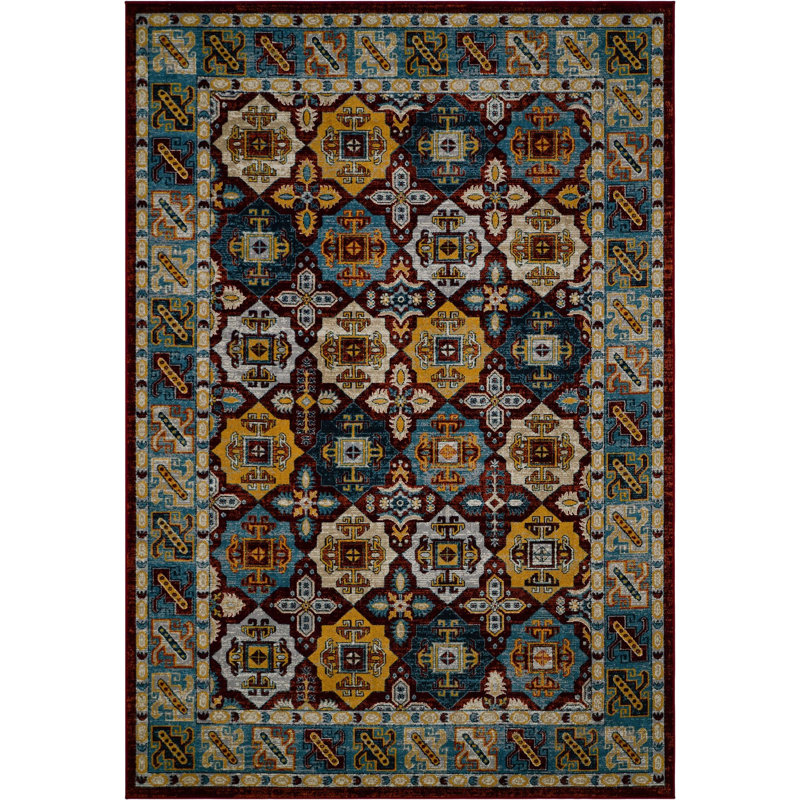 Taslin Rug, Rectangle 7'1'' x 10', Multi