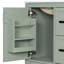 Ensemble de meuble-lavabo autoportant 24 po avec lavabo en céramique Rosella, 3 portes à fermeture douce-451180169
