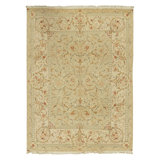 High-Quality Hand-Knotted Beige Area Rug