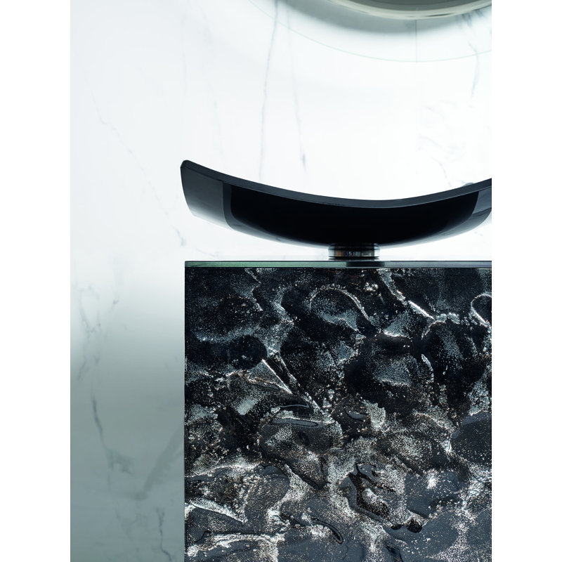 Nook 13.38'' W Single Vanity, Black, Black