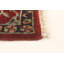 Tapis de couloir rouge en laine noué à la main de conception unique 3 pi x 10 pi Nouvel Âge