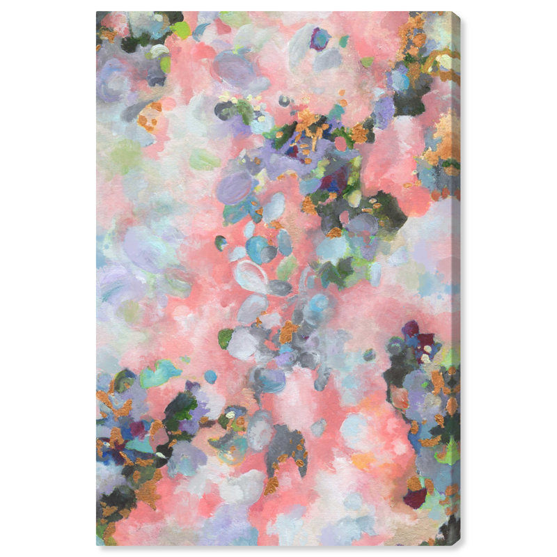 Playful Pigments Boho Abstract Canvas Wall Art, 15" x 10"