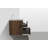  Angela 30 inch Fully Assembled Single Floating Bathroom Vanity with Solid Surface Sink-429373668