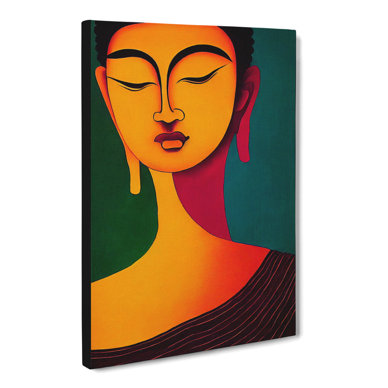 Buddha Abstract - Wrapped Canvas, 76cm H x 50cm W x 3cm D
