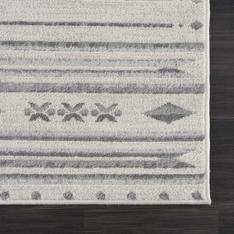 Tapis blanc / beige Dounia, Rectangle de 2 pi x 3 pi