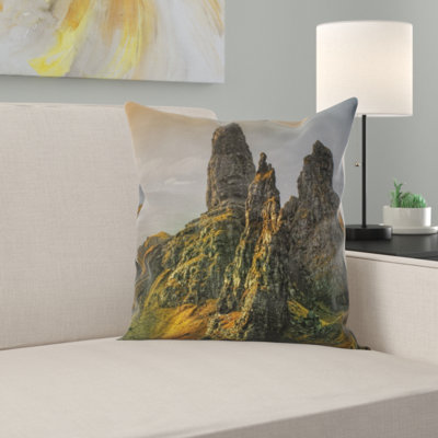 Microsuede Throw Pillow