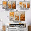Ensemble de décorations murales or et beige Soft Wave Paint II - formes abstraites-111765082-112015718