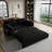 62" Queen Pull-Out Sofa Bed with USB Ports – Modern Velvet Convertible Sleeper Sofa