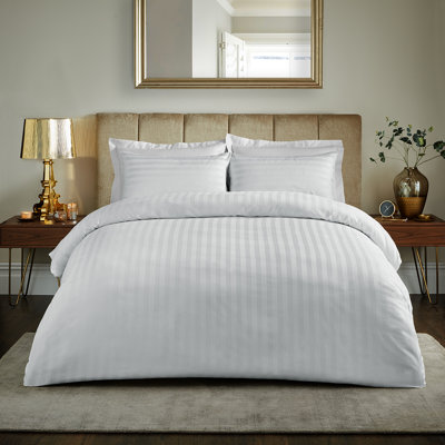 Nome Satin Solid Colour Duvet Cover Set with Pillowcases