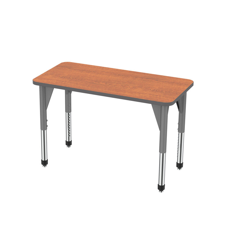 Table d'activités rectangulaire à hauteur réglable Premier Series Whiteboard, H 31 po x L 48 po x l 24 po, Gris