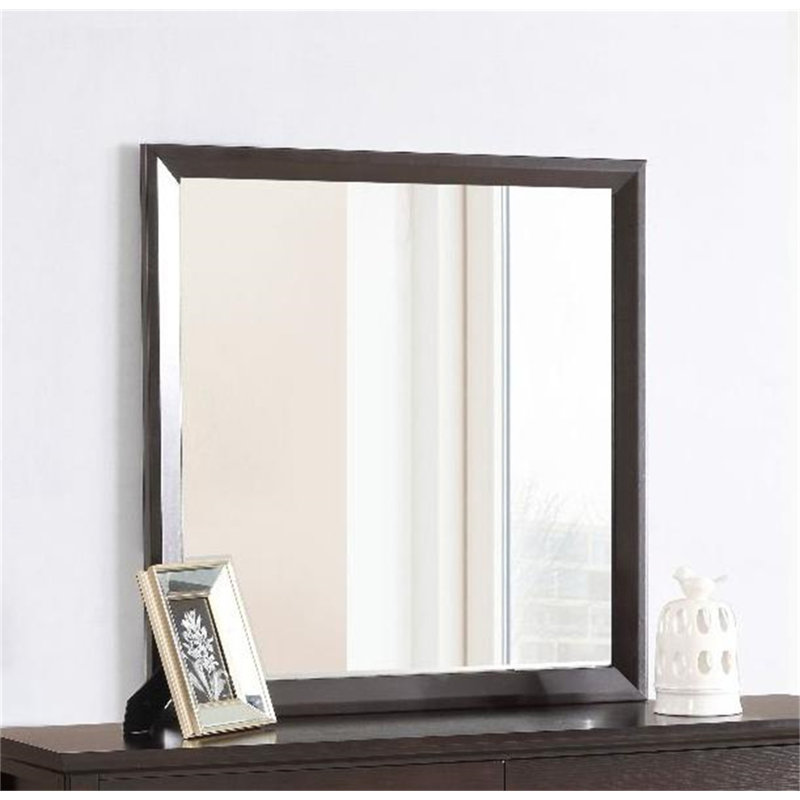 Mirror, 36" x 36", Espresso, Square