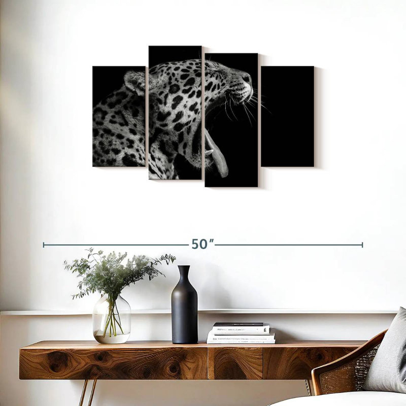 Brampt Jaguar Yawn, 22" H x 36" W