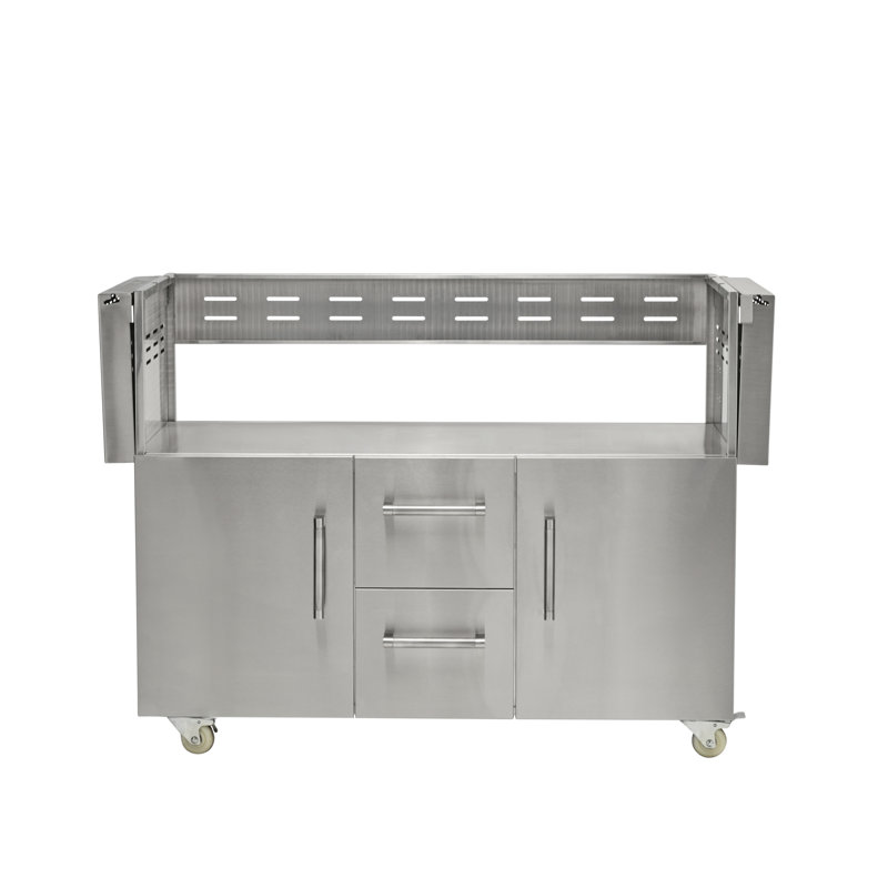 Coyote Outdoor Cart For 50" Hybrid or Combo Grill