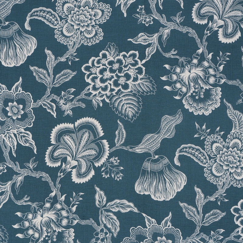 Tissu en lin à 100 %, Paon