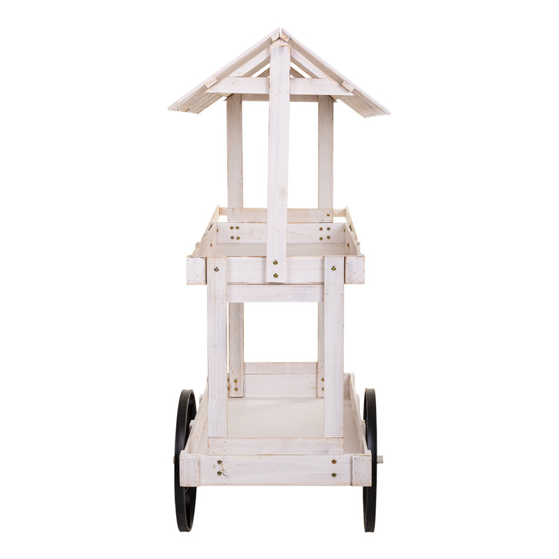 Sumava 119cm W Manufactured Wood Merchandiser with Wheels