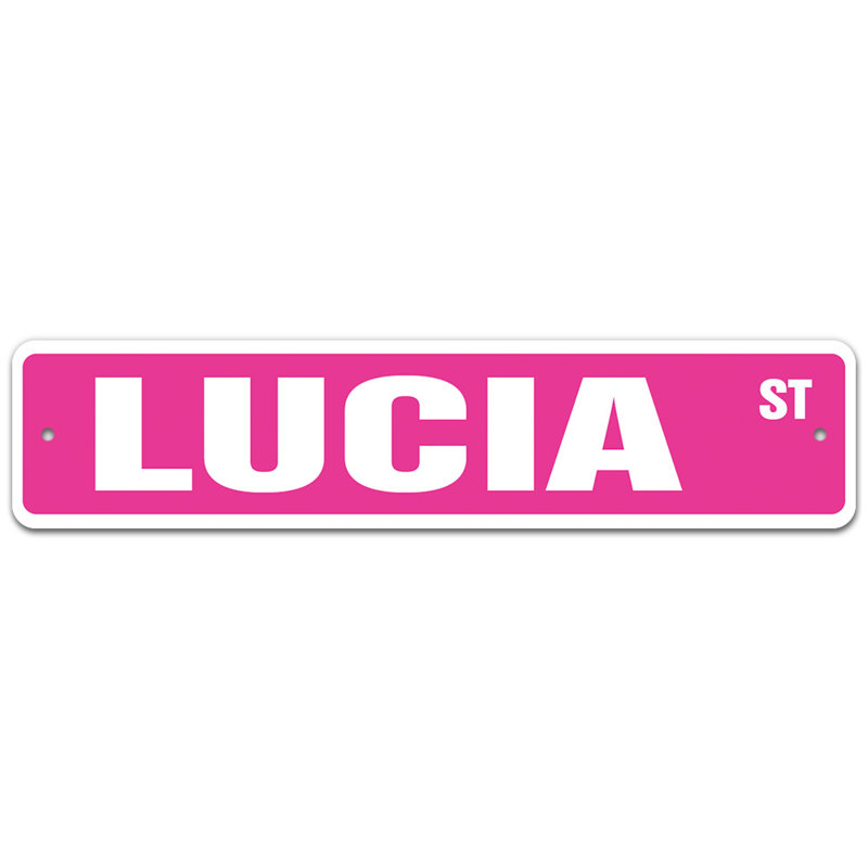 Plaque de rue Toledo, H 4 po x l 18 po x P 0,1 po
