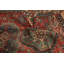 Tapis à teinture de légumes oriental tribal antique pré-1900 4 x 5