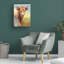 Art mural sur toile tendue - "Brawny" Rita Kirkman pour décoration de salon, de chambre à coucher ou de bureau - 14 x 19