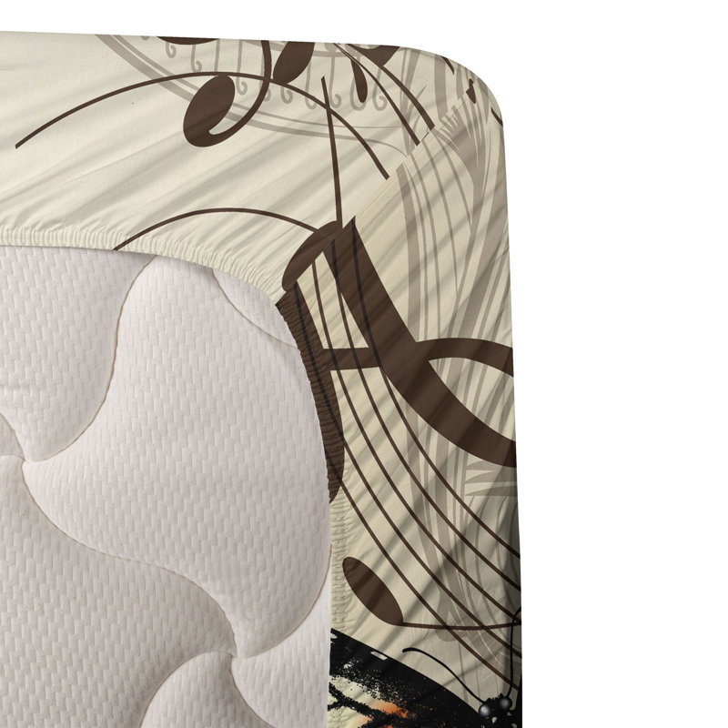 Microfiber Animal Print Sheet Set, Full Sheet Set + Fitted Sheet + 2 Pillowcases