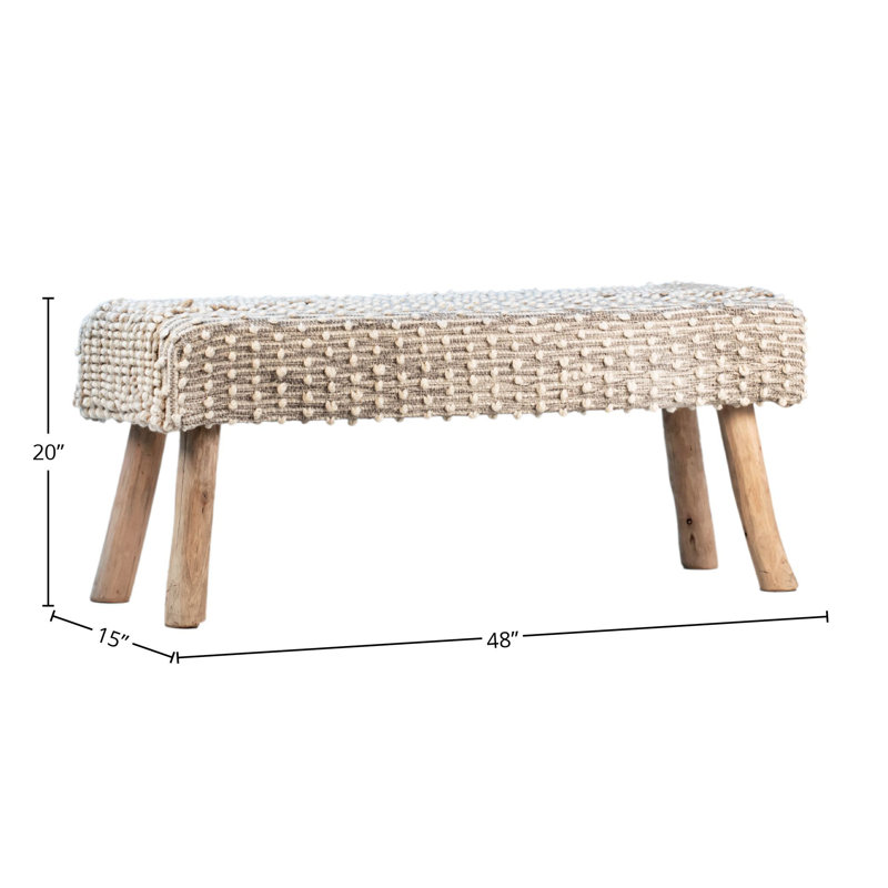 Solid Wood Bench