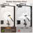44-48"W x 72"H Pivot Semi-Frameless glass Shower Door with 1/4" Tempered Clear Glass, Reversible Installation-119321836